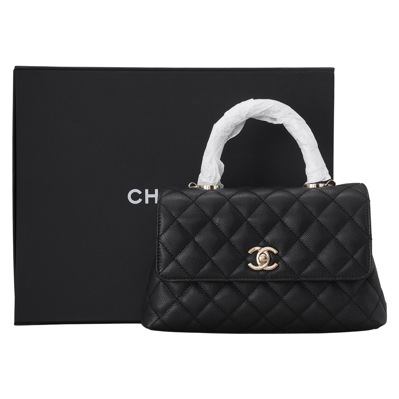 CHANEL(USED)샤넬 캐비어 코코핸들 스몰