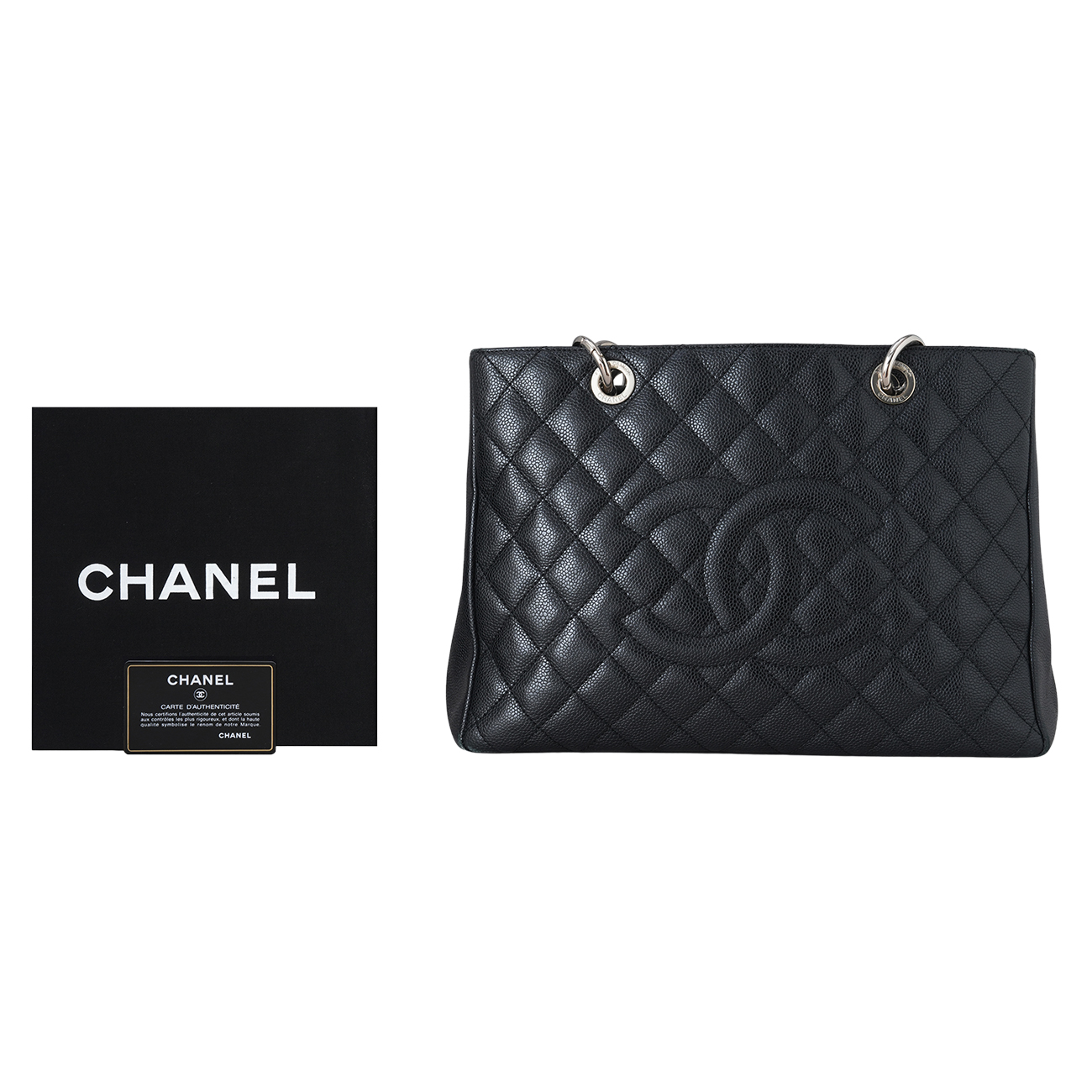 CHANEL(USED)샤넬 캐비어 그랜드샤핑