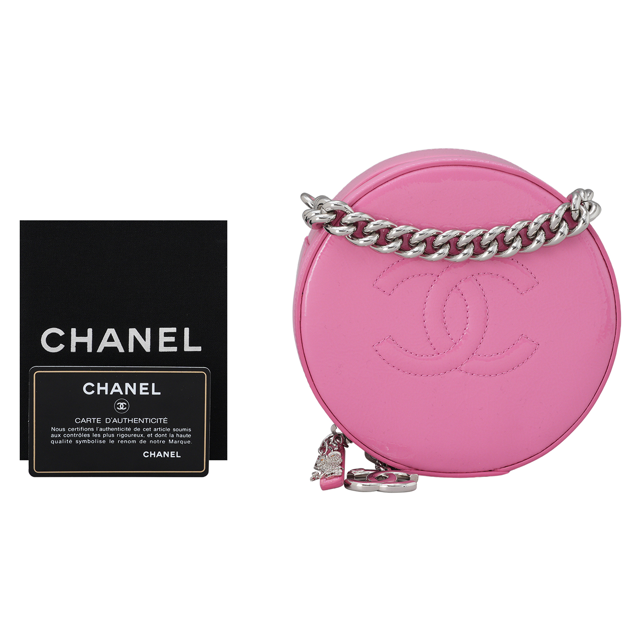 CHANEL(USED)샤넬 페이던트 라운드 이브닝백
