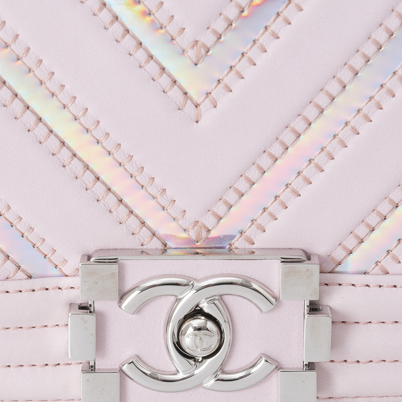 CHANEL(USED)샤넬 시즌 보이샤넬 쉐브론 스몰