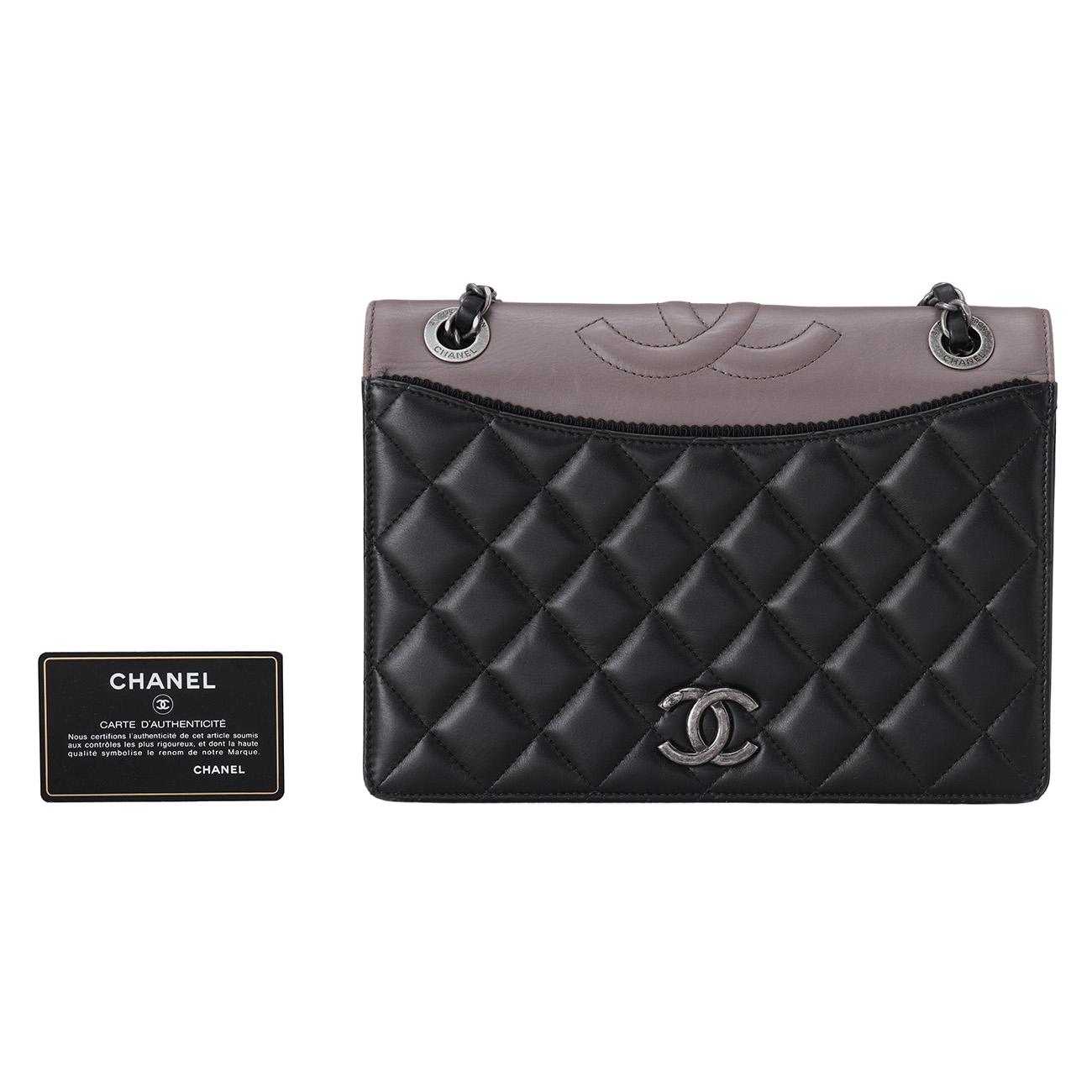 CHANEL(USED)샤넬 시즌 투톤 체인 숄더백