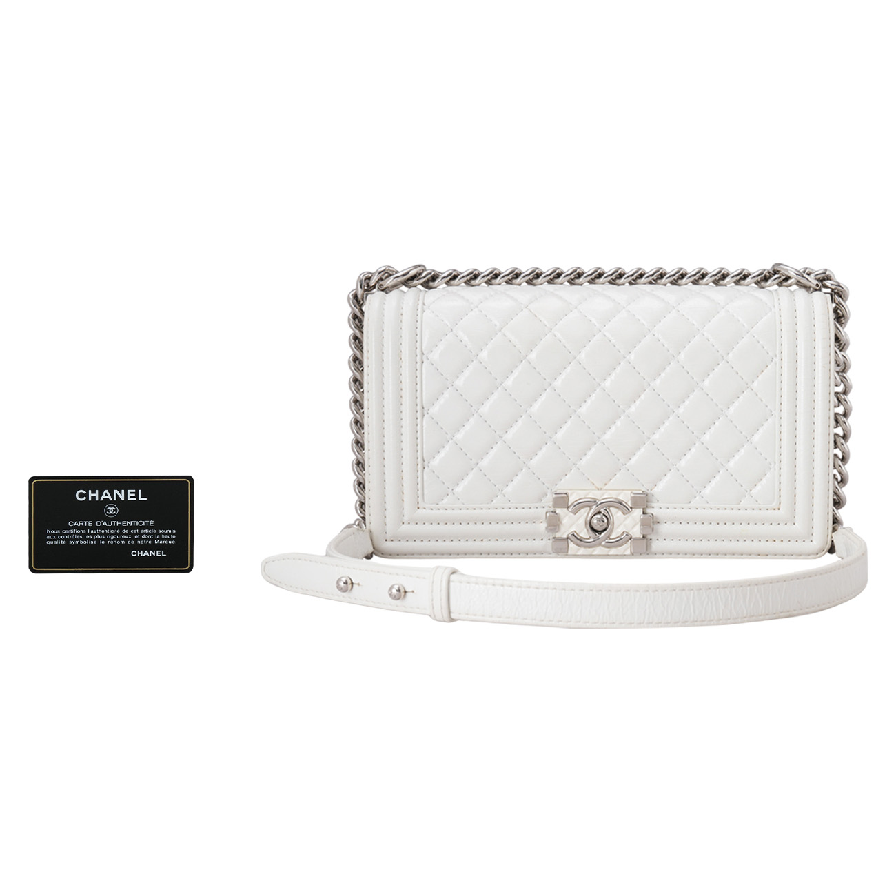 CHANEL(USED)샤넬 페이던트 보이샤넬 미듐 플랩백