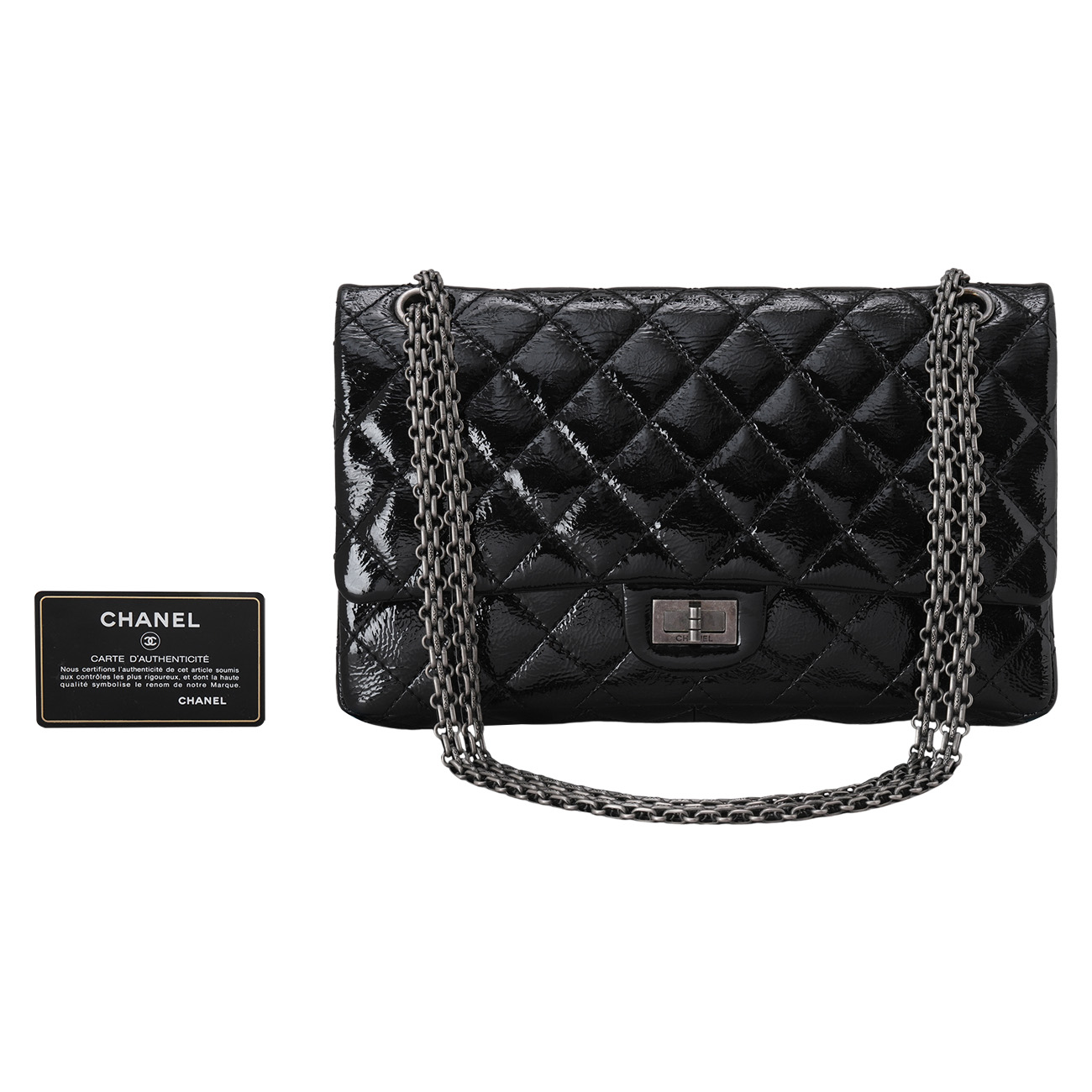 CHANEL(USED)샤넬 페이던트 2.55 빈티지 28 플랩백