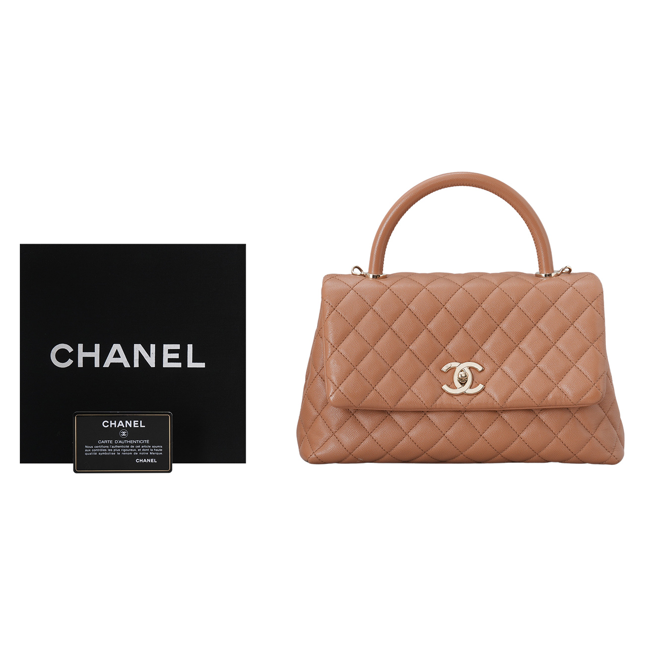 CHANEL(USED)샤넬 A92991 캐비어 코코핸들 미듐