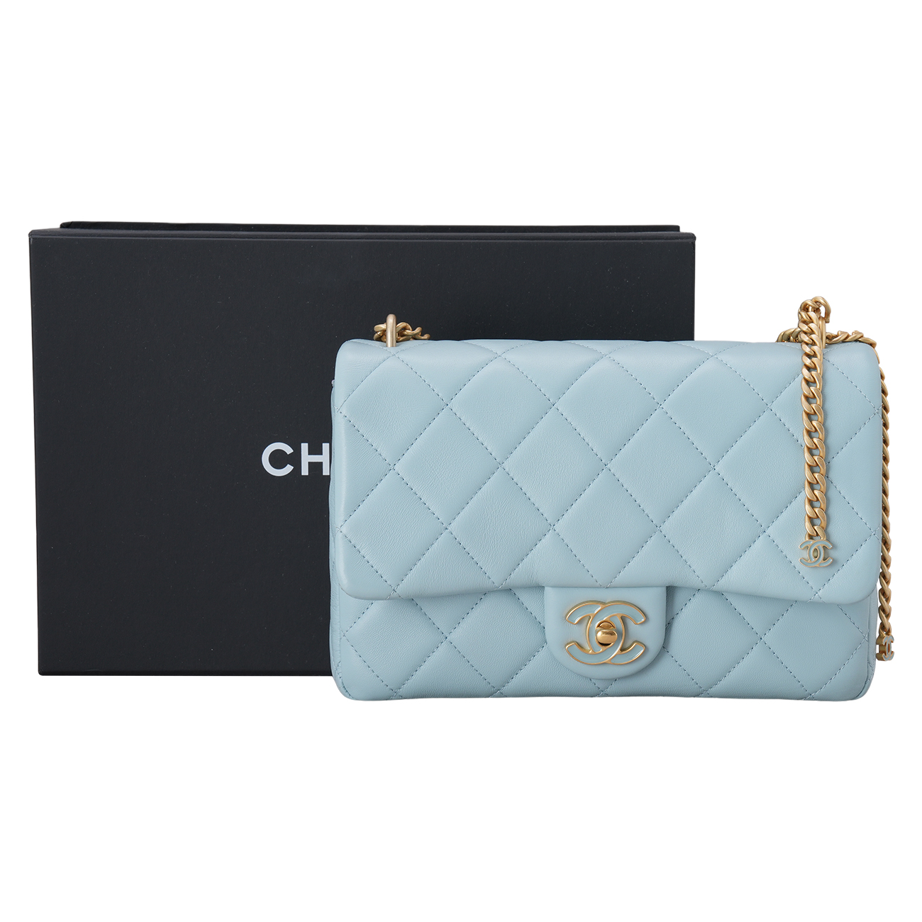 CHANEL(USED)샤넬 시즌 CC로고 체인백