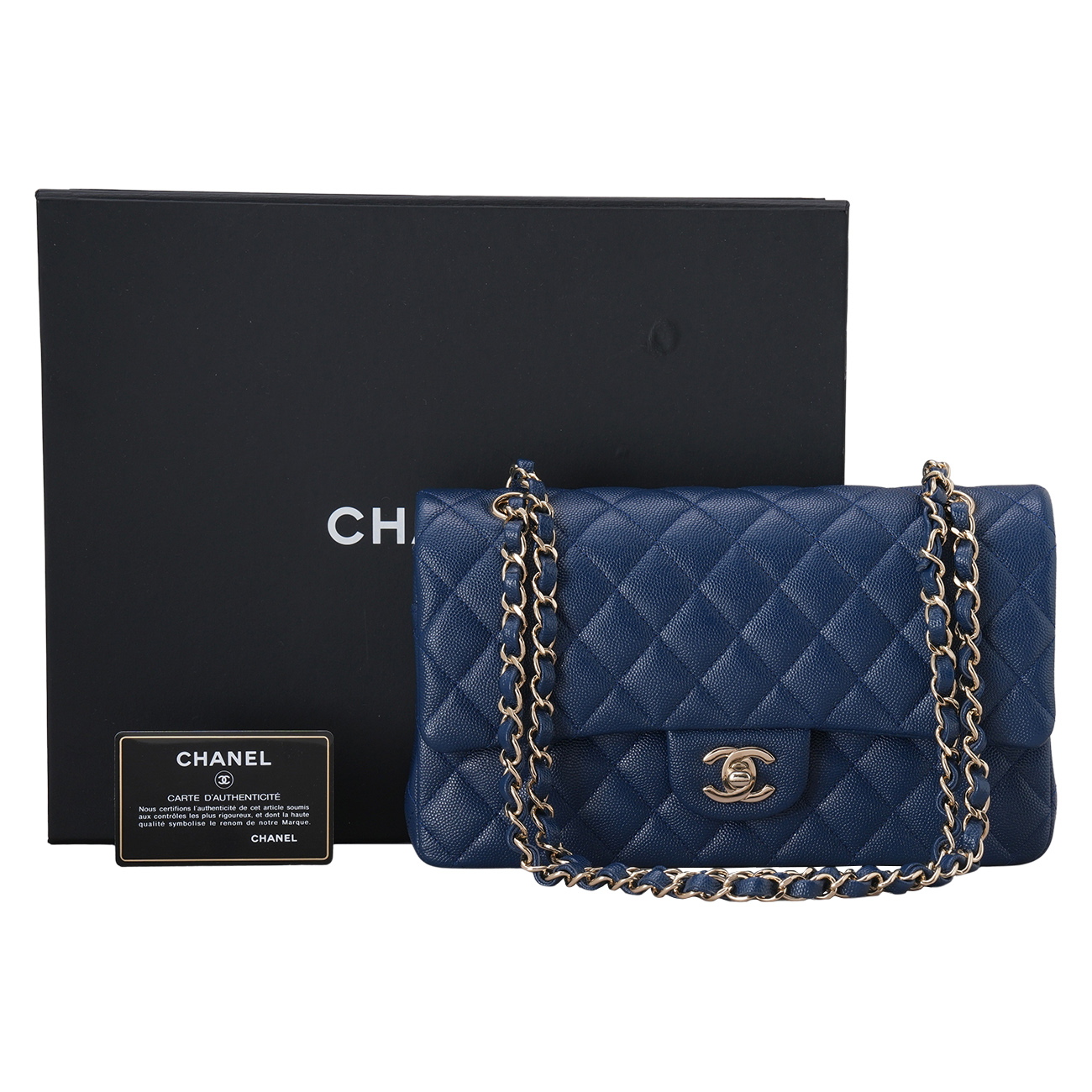 CHANEL(USED)샤넬 캐비어 클래식 미듐 플랩백