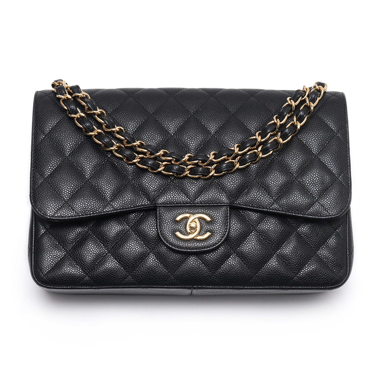 CHANEL(USED)샤넬 캐비어 클래식 라지 플랩백