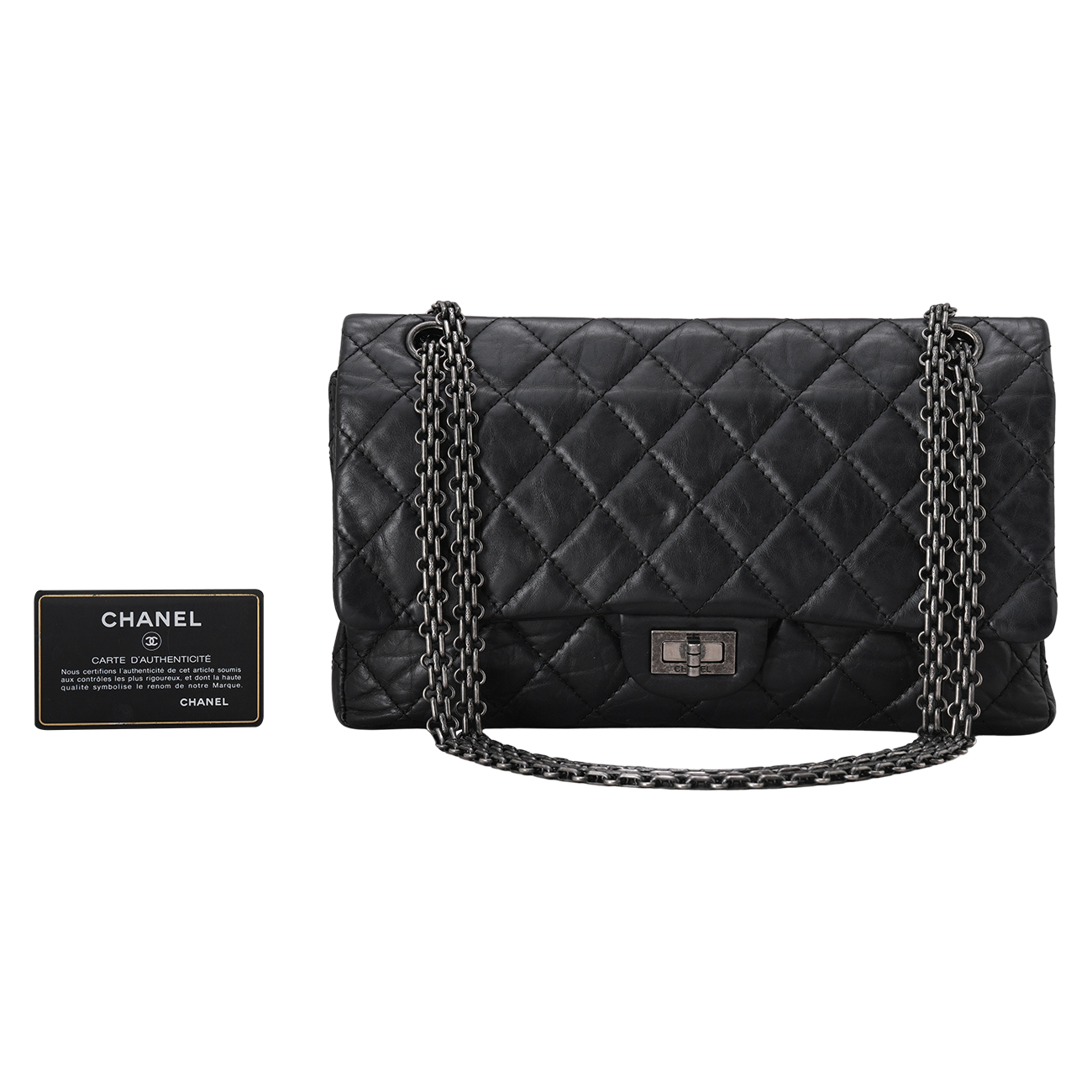 CHANEL(USED)샤넬 2.55 빈티지 28 플랩백