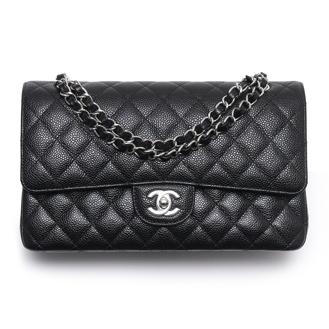 CHANEL(USED)샤넬 캐비어 클래식 미듐 플랩백