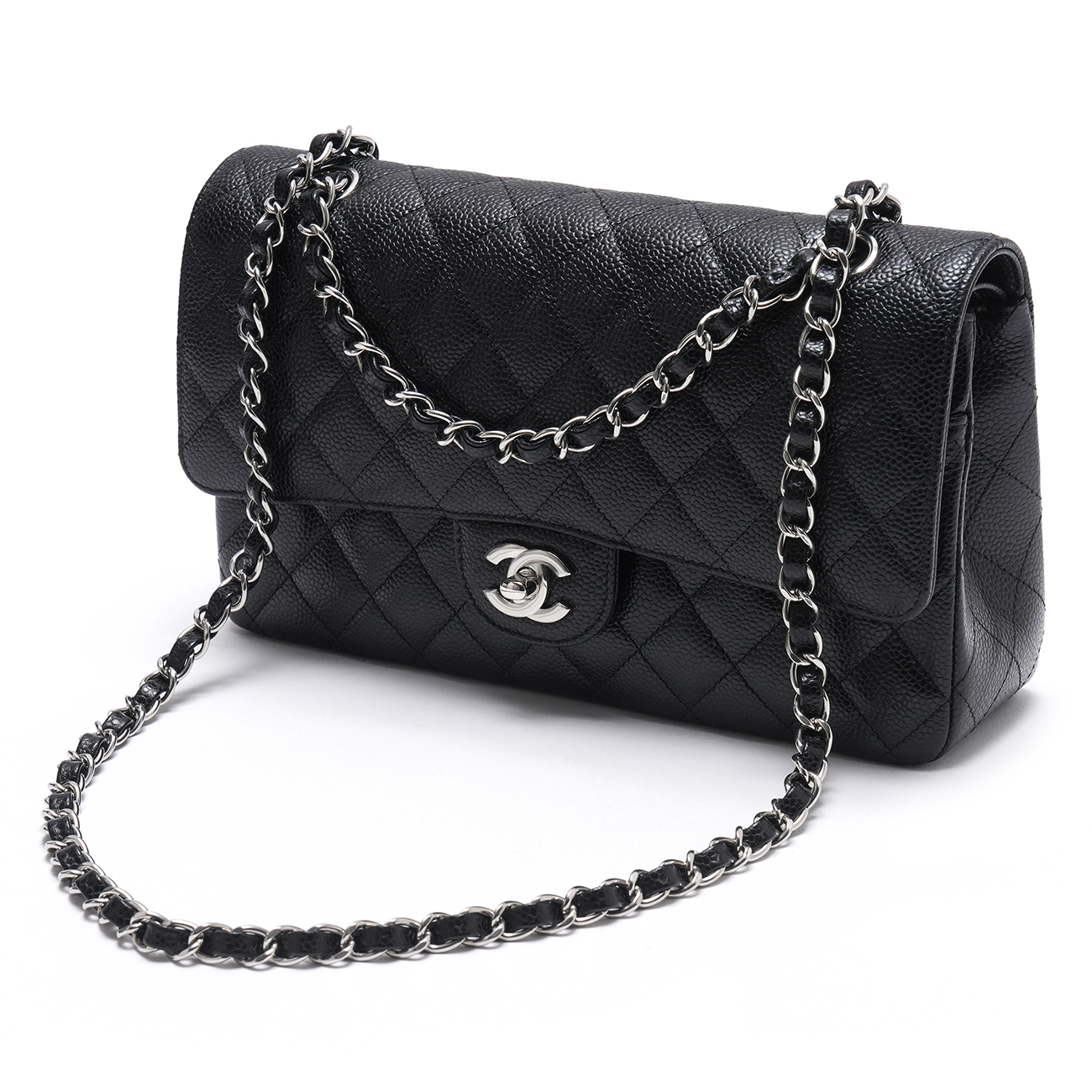 CHANEL(USED)샤넬 캐비어 클래식 미듐 플랩백