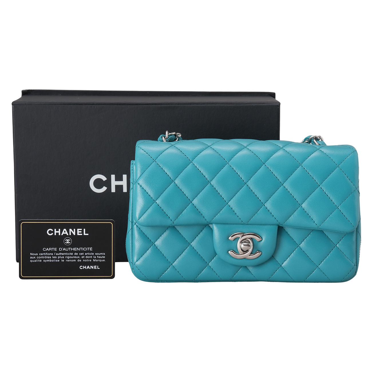 CHANEL(USED)샤넬 램스킨 클래식 뉴미니 크로스백