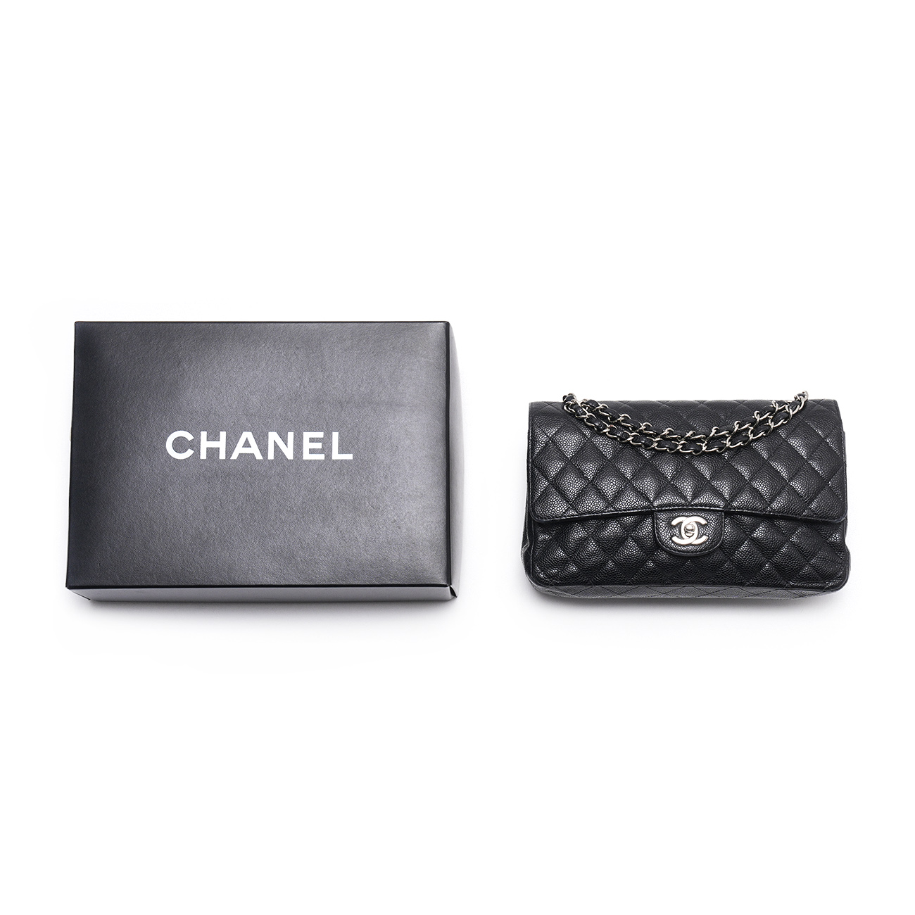 CHANEL(USED)샤넬 캐비어 클래식 미듐 플랩백