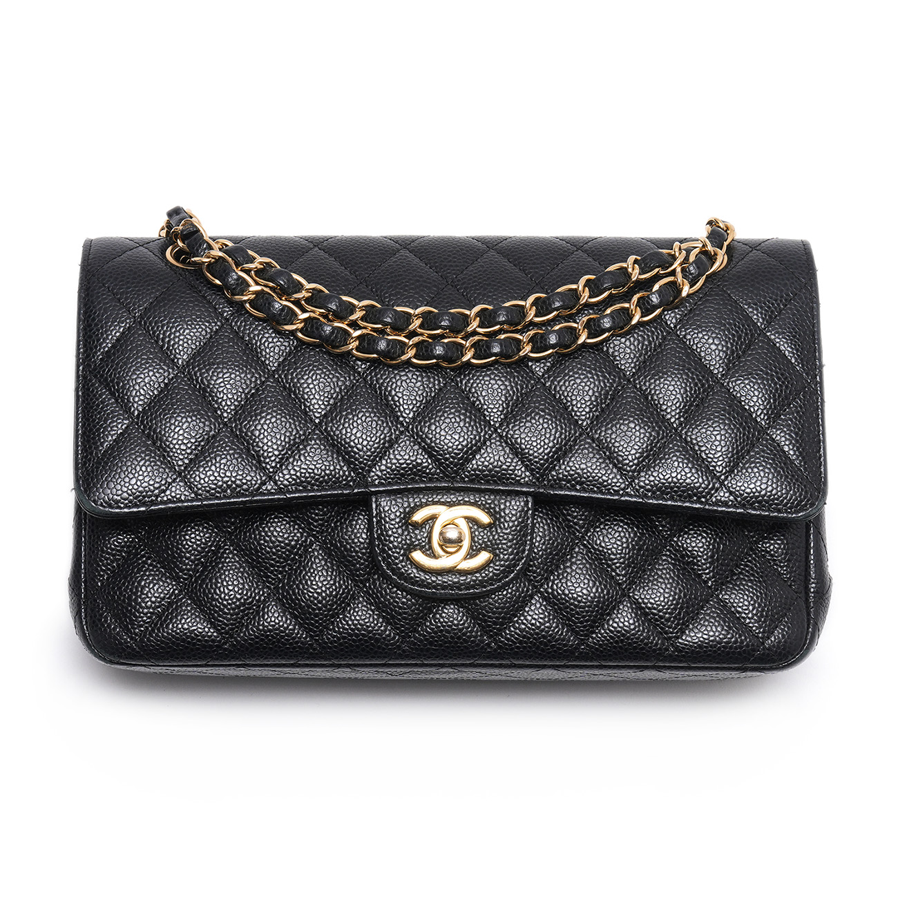 CHANEL(USED)샤넬 캐비어 클래식 미듐 플랩백