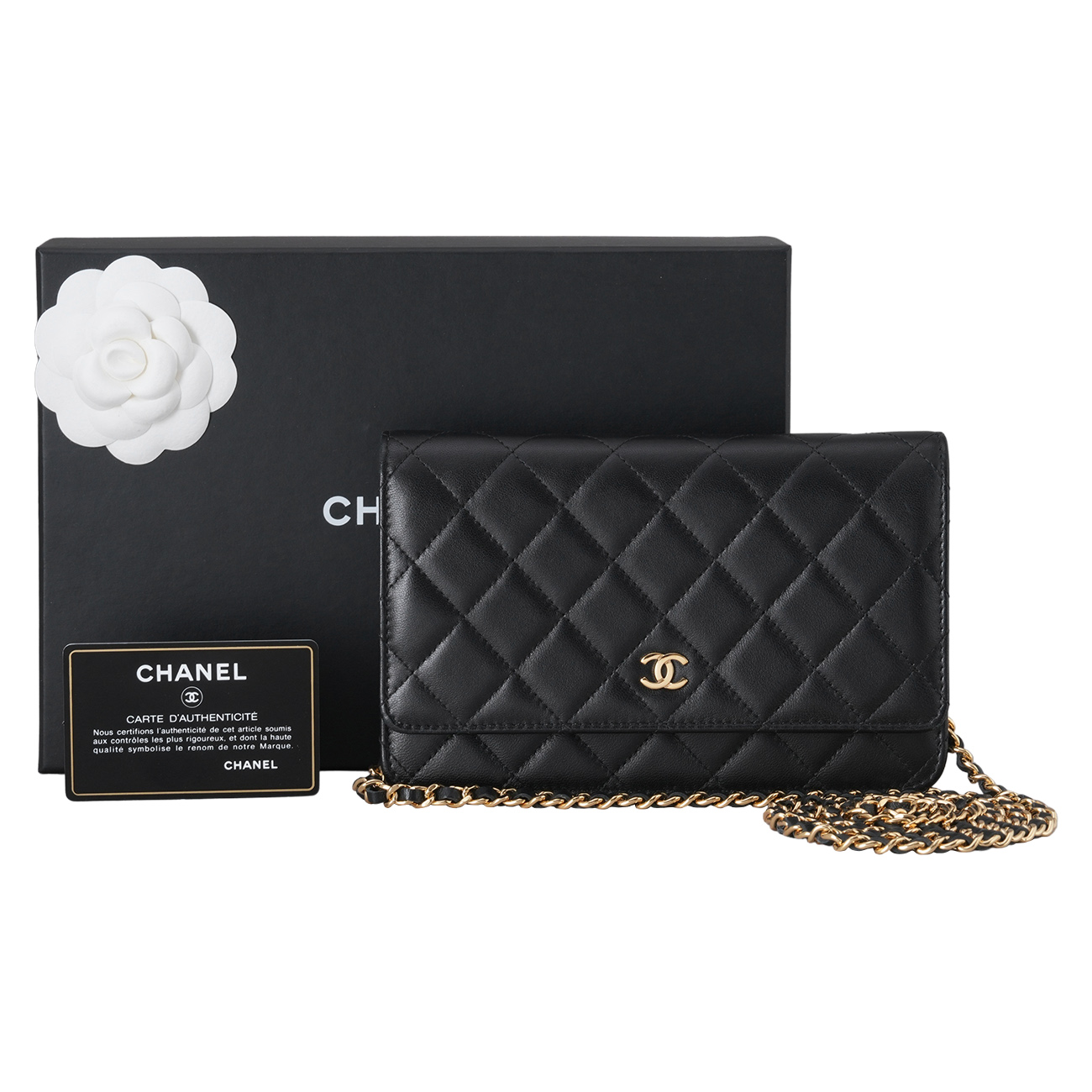 CHANEL(USED)샤넬 램스킨 클래식 WOC