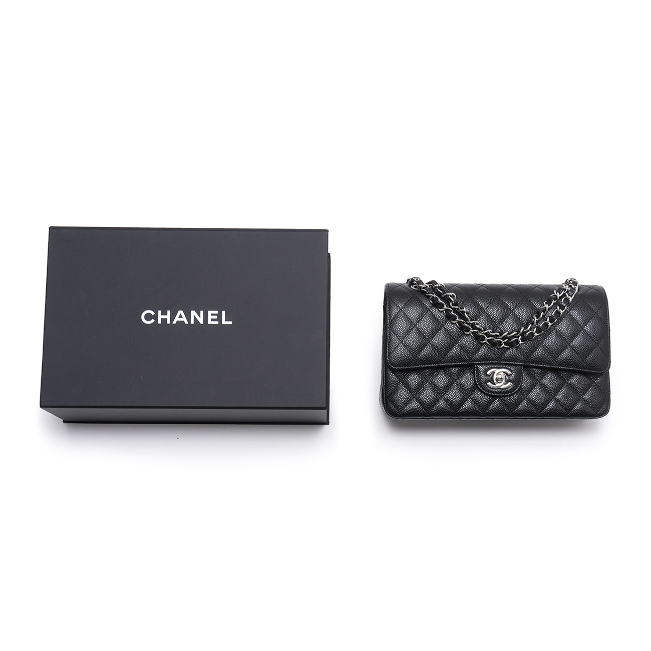 CHANEL(USED)샤넬 캐비어 클래식 미듐 플랩백