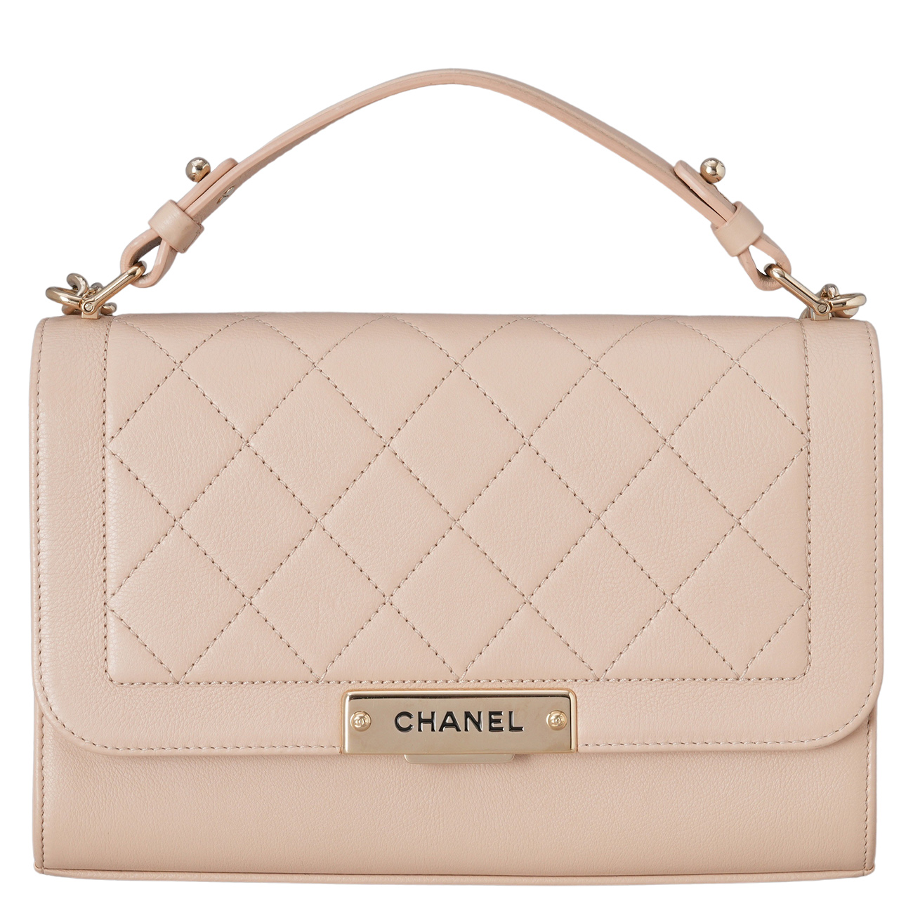 CHANEL(USED)샤넬 시즌 라벨 로고 체인백