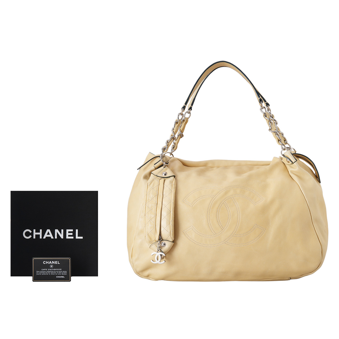 CHANEL(USED)샤넬 시즌 CC로고 숄더백