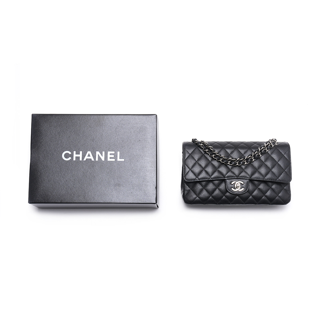 CHANEL(USED)샤넬 캐비어 클래식 미듐 플랩백