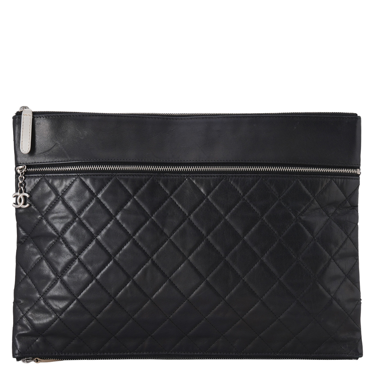 CHANEL(USED)샤넬 시즌 클러치 라지