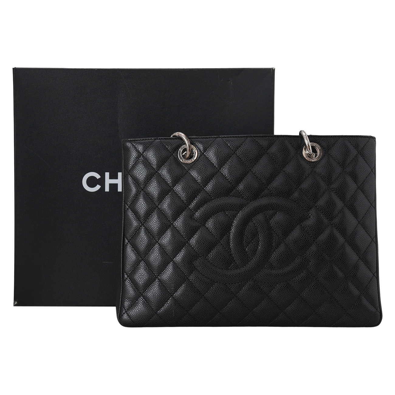 CHANEL(USED)샤넬 캐비어 그랜드샤핑