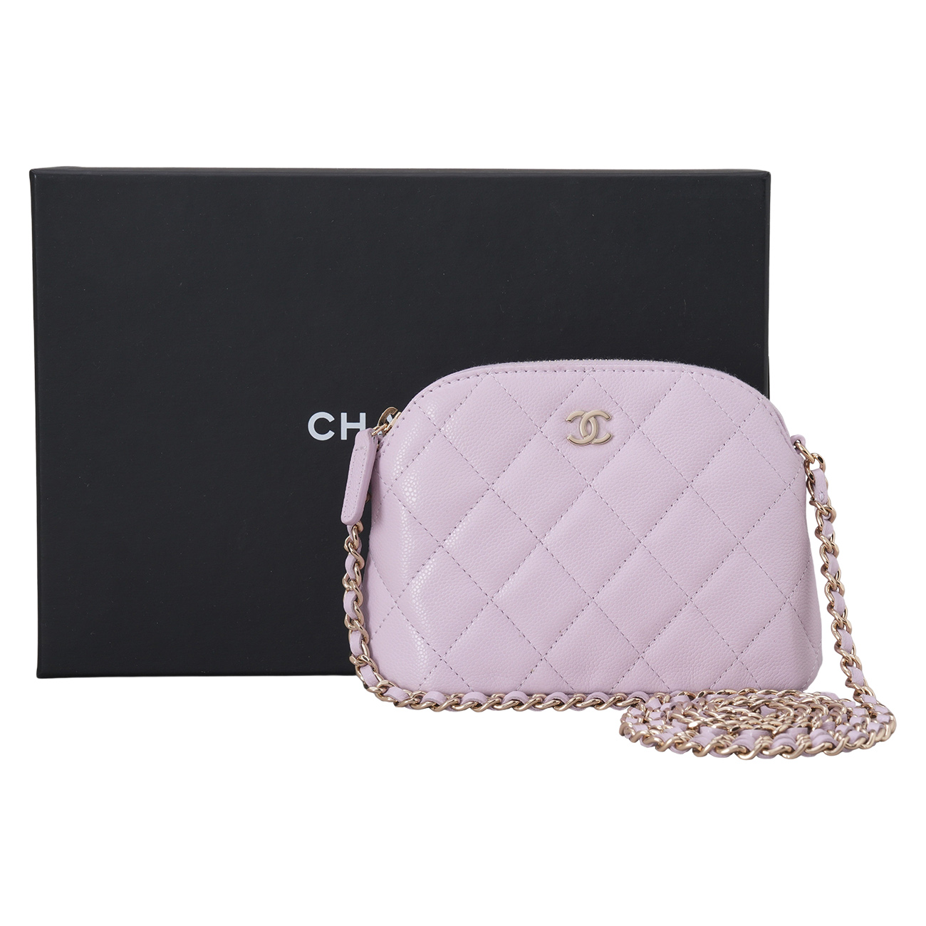 CHANEL(USED)샤넬 AP4000 하프문 미니 크로스백