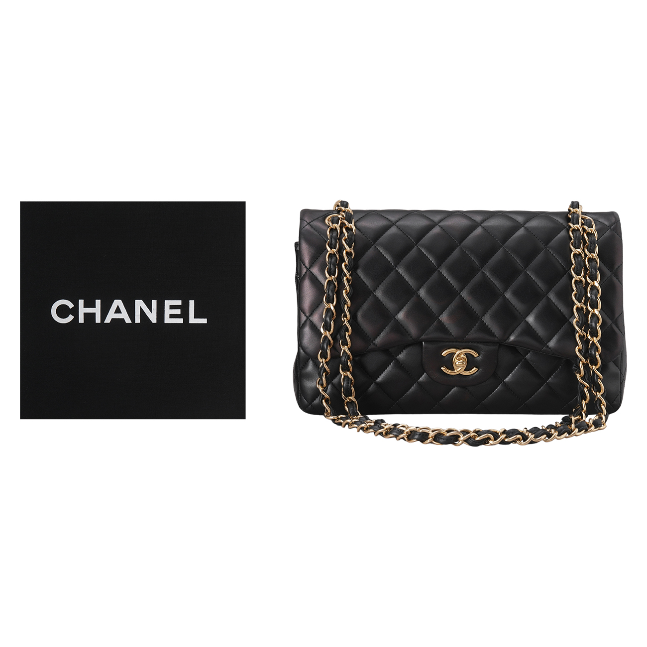 CHANEL(USED)샤넬 램스킨 클래식 라지 플랩백
