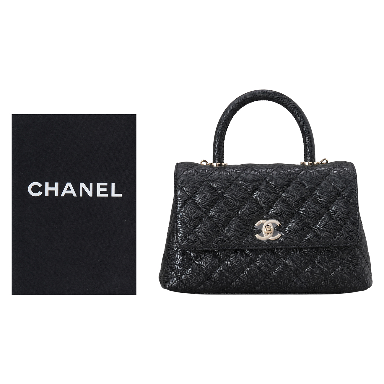 CHANEL(USED)샤넬 캐비어 코코핸들 스몰