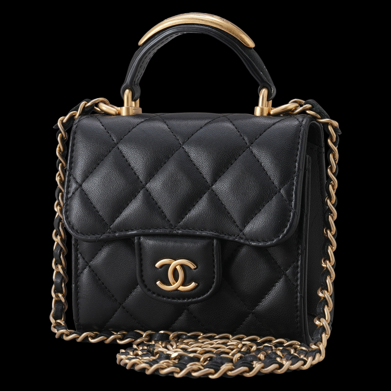 Chanel(USED)샤넬 AP3964 진주볼 플랩 WOC