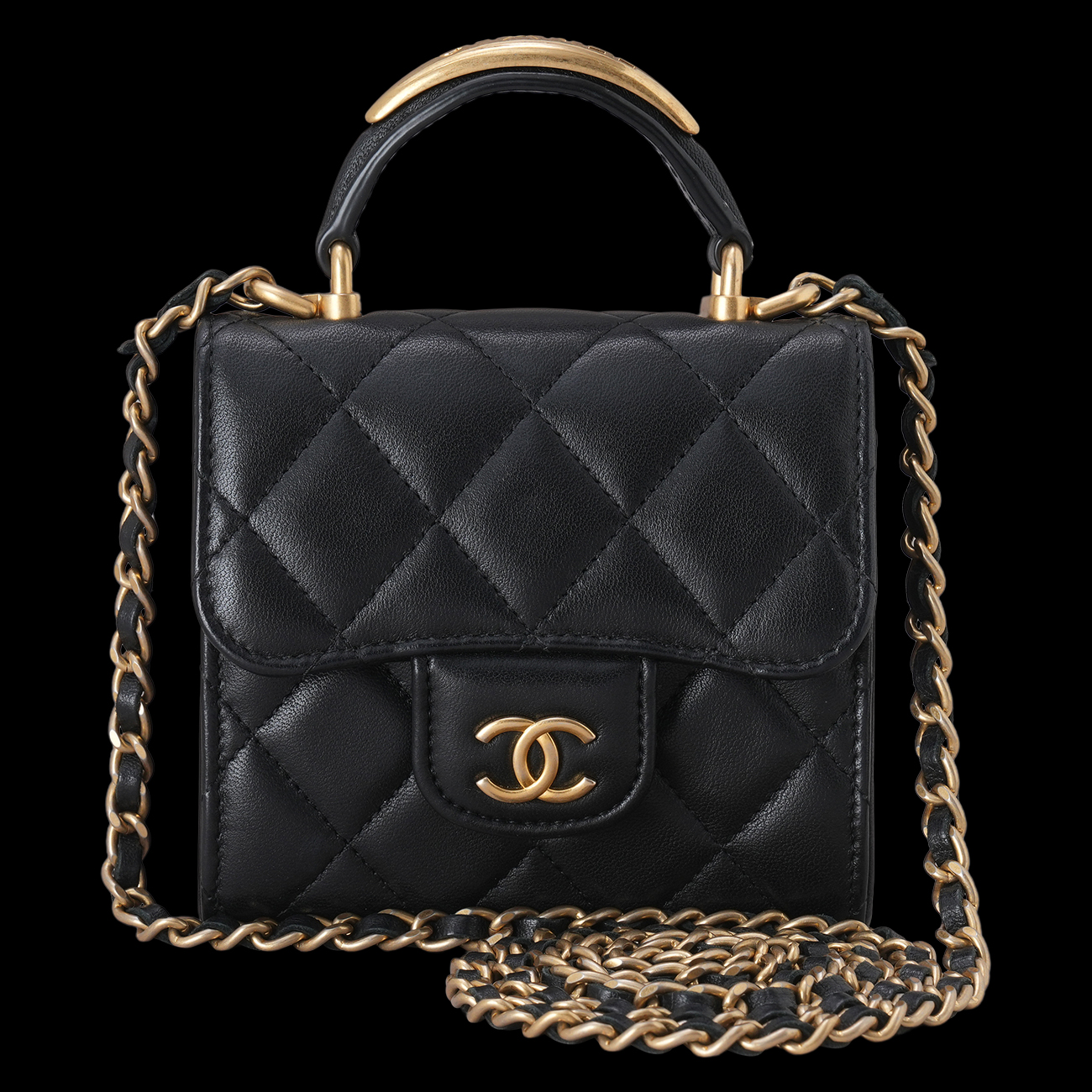 Chanel(USED)샤넬 AP3964 진주볼 플랩 WOC