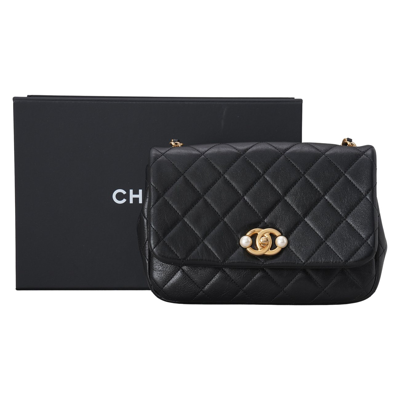 CHANEL(USED)샤넬 AS3001 시즌 진주 체인백