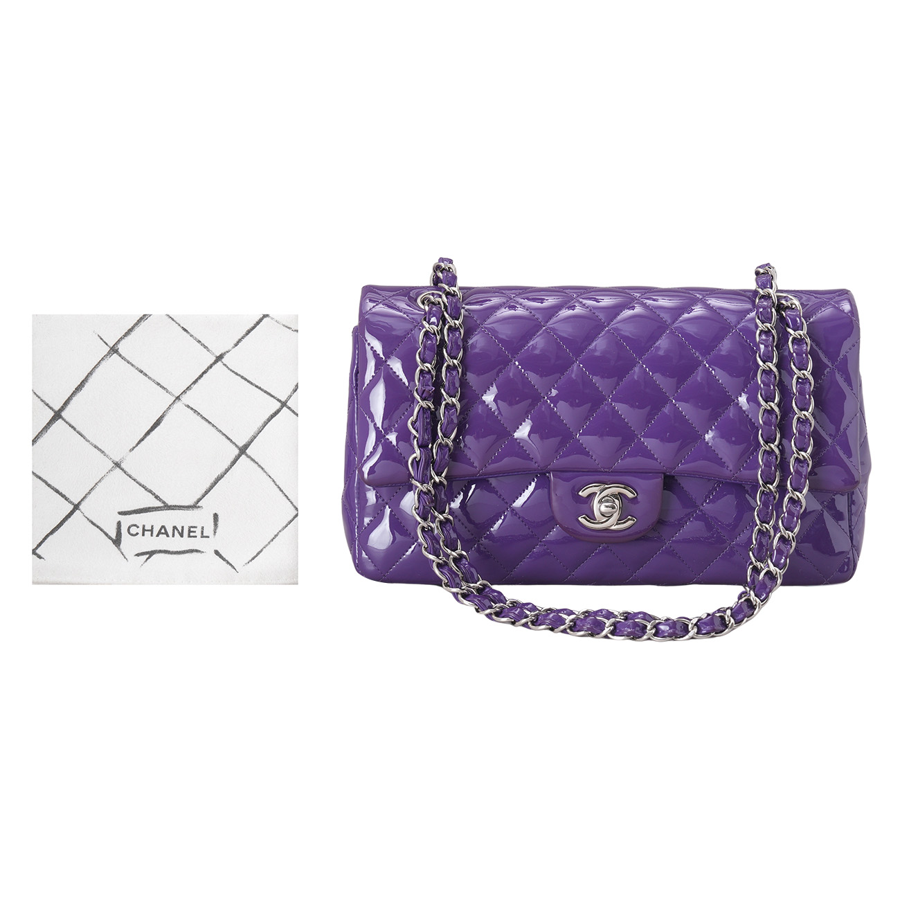 CHANEL(USED)샤넬 페이던트 클래식 미듐 플랩백