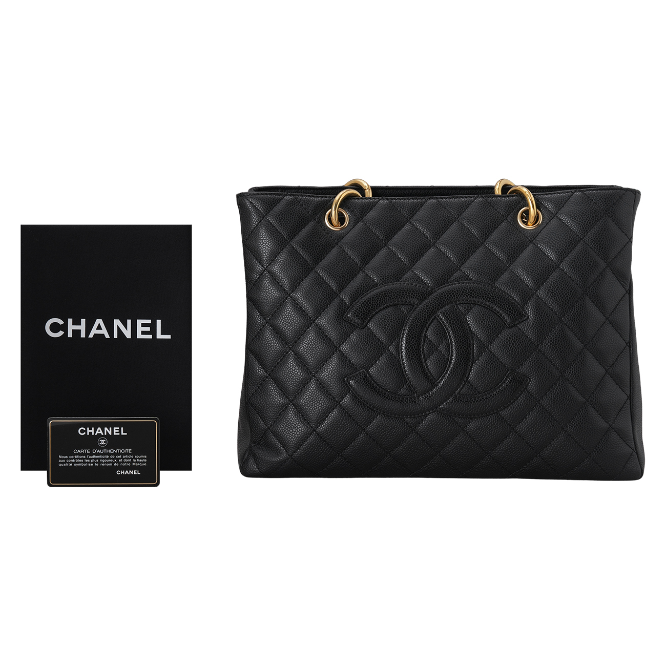 CHANEL(USED)샤넬 캐비어 그랜드샤핑