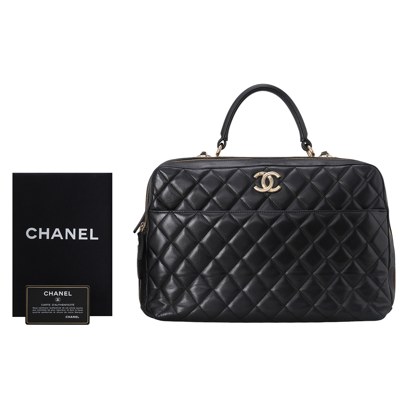 CHANEL(USED)샤넬 시즌 램스킨 트렌디 CC 체인 숄더백
