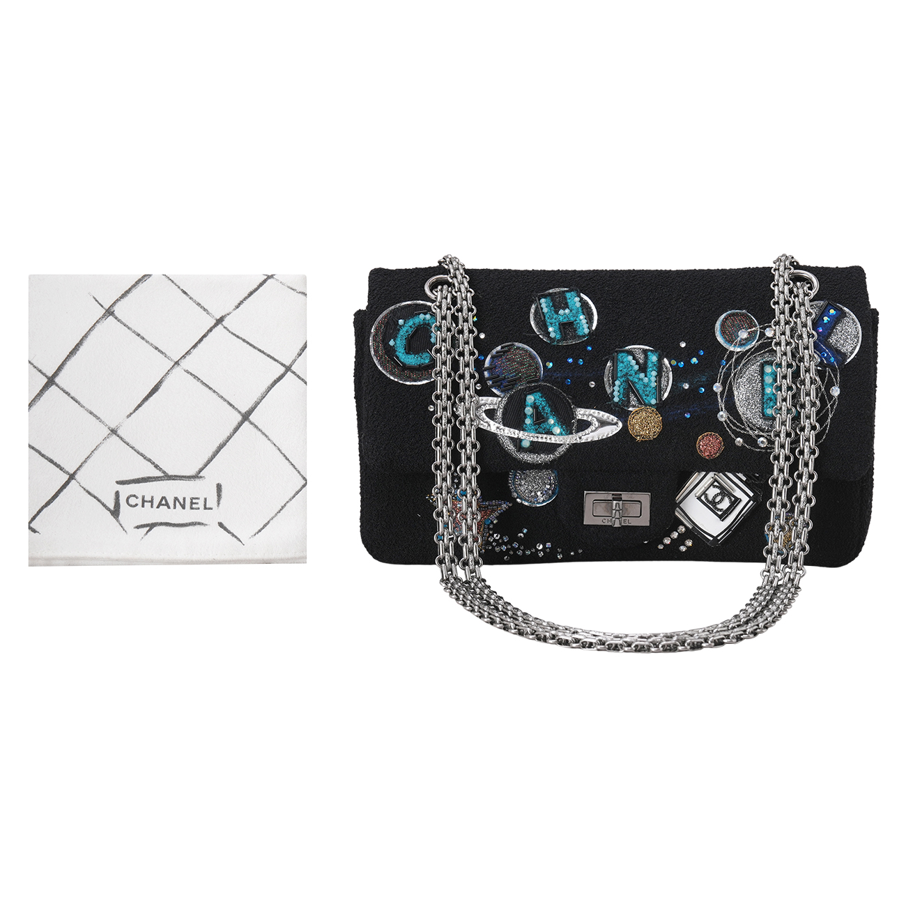 CHANEL(USED)샤넬 시즌 2.55 빈티지 24 플랩백