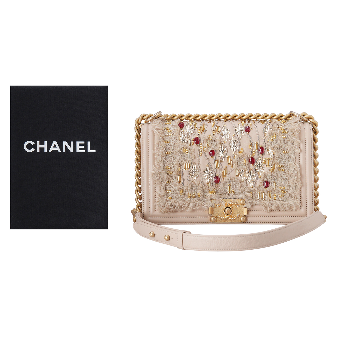 CHANEL(USED)샤넬 시즌 보이샤넬 미듐 플랩백