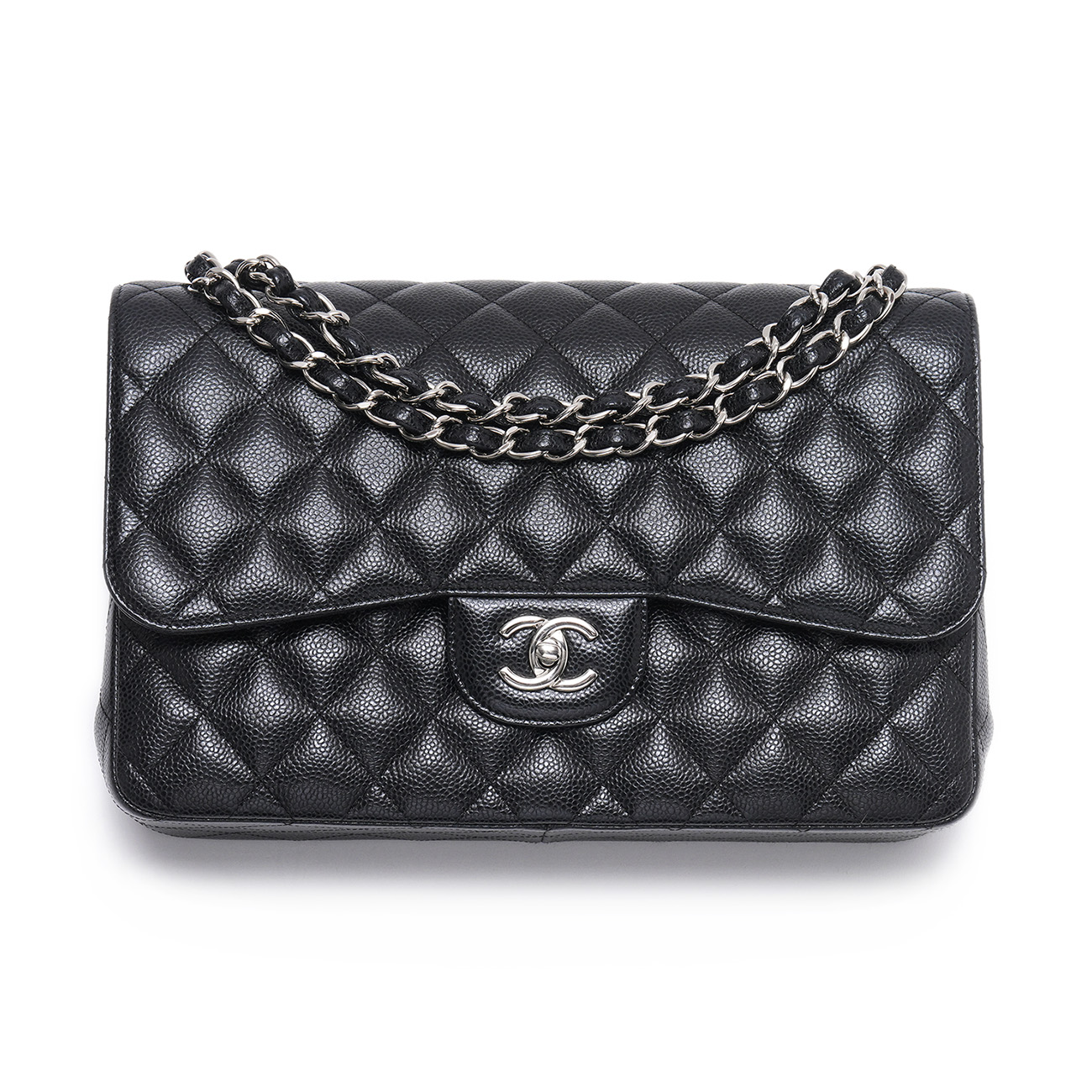 CHANEL(USED)샤넬 캐비어 클래식 점보 플랩백