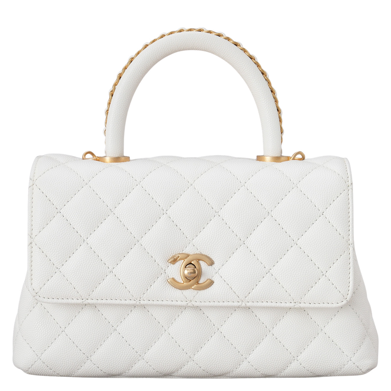 CHANEL(USED)샤넬 시즌 캐비어 코코핸들 스몰