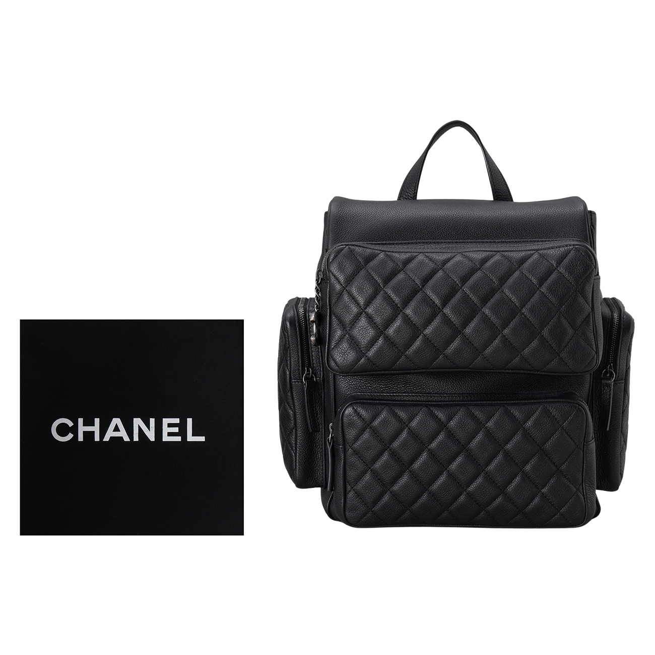 CHANEL(USED)샤넬 시즌 캐비어 백팩