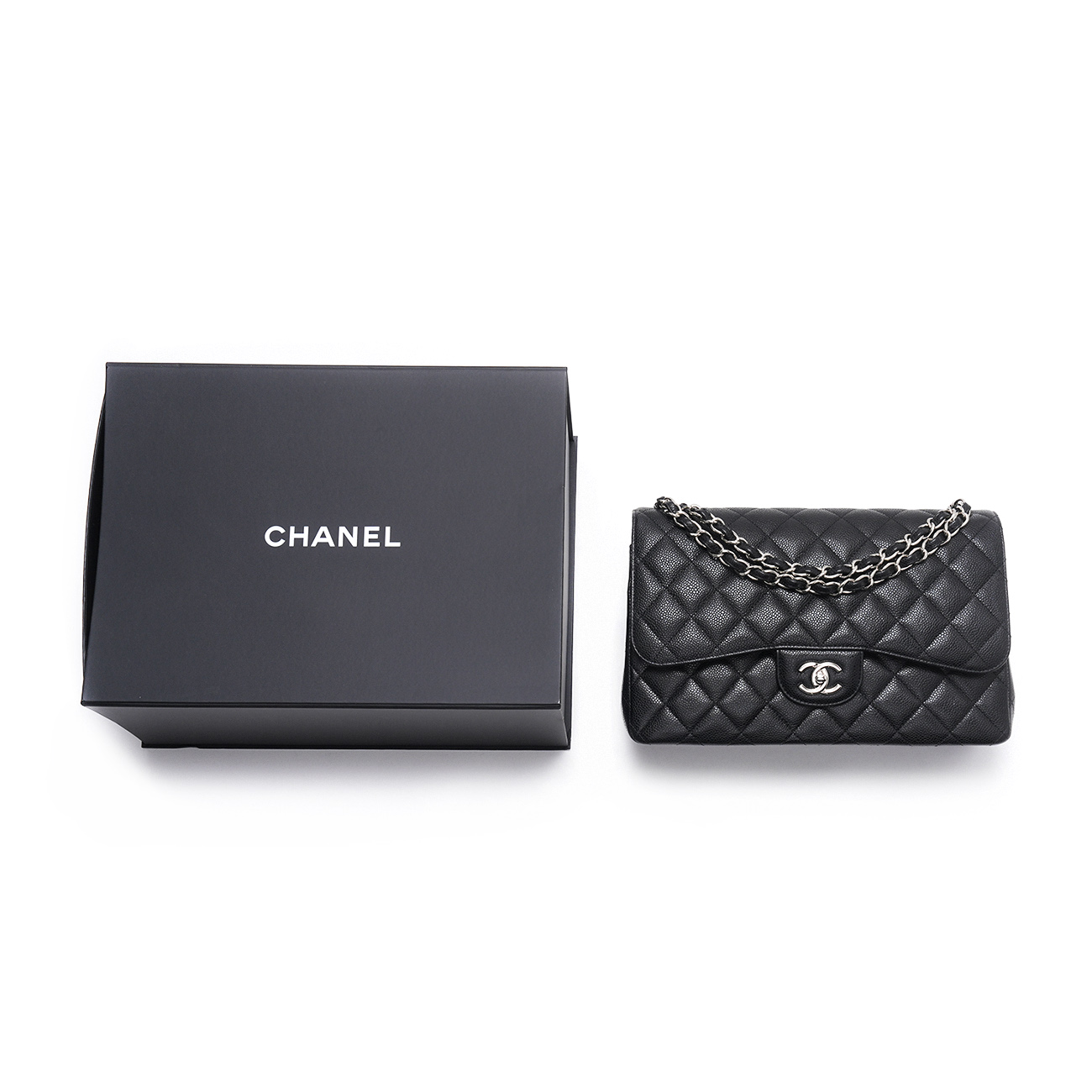 CHANEL(USED)샤넬 캐비어 클래식 라지 플랩백