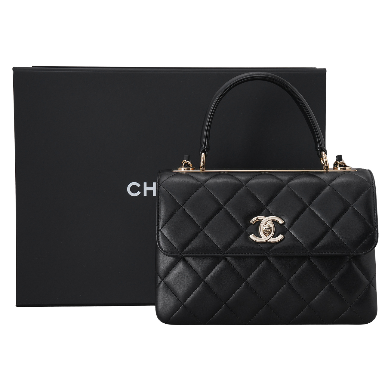 CHANEL(USED)샤넬 램스킨 트렌디CC 스몰