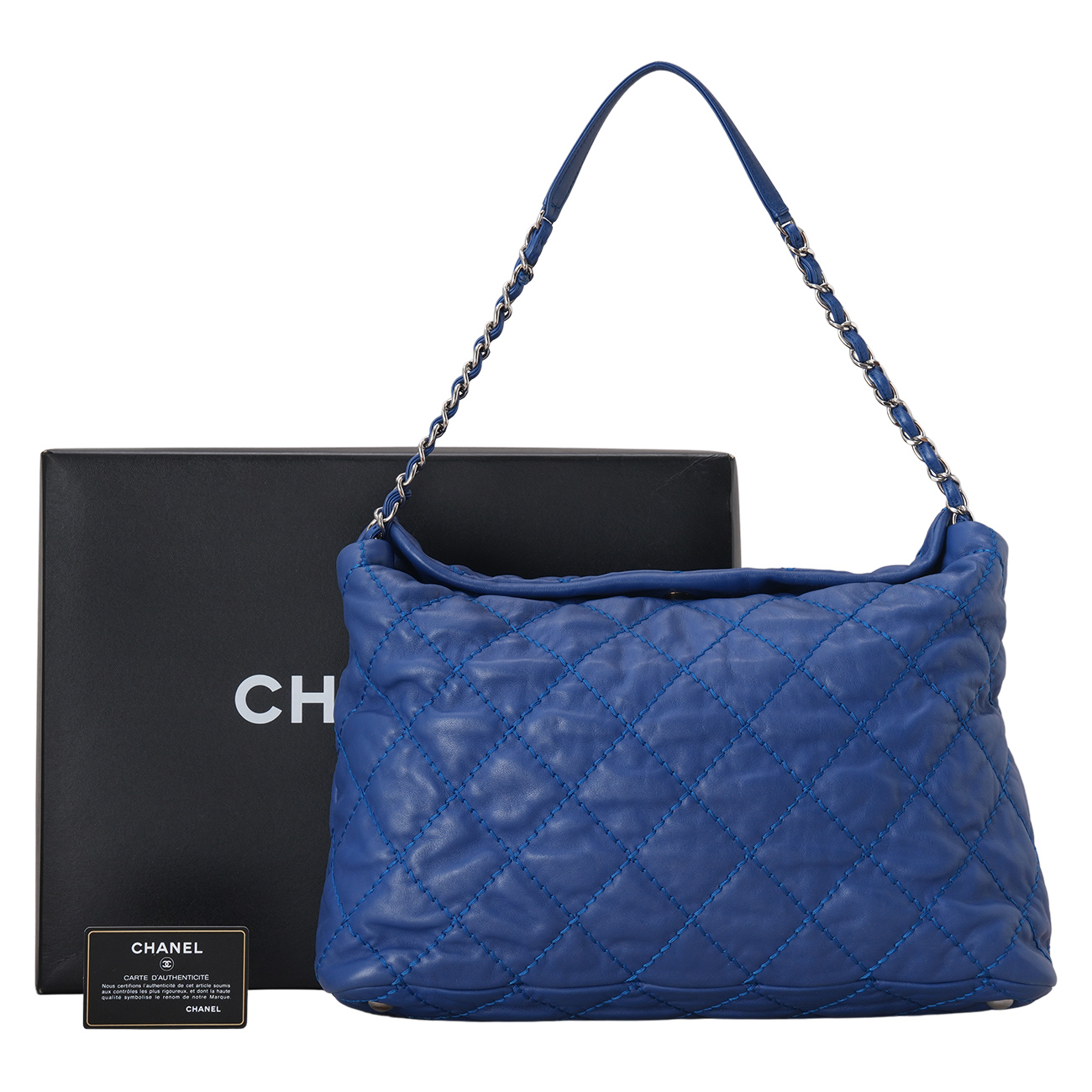 CHANEL(USED)샤넬 시즌 스티치 체인 숄더백