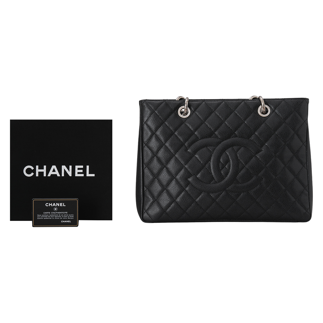 CHANEL(USED)샤넬 캐비어 그랜드샤핑