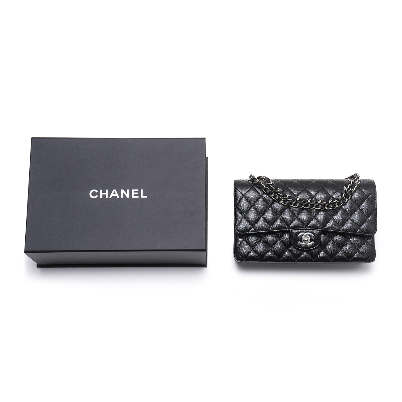CHANEL(USED)샤넬 캐비어 클래식 미듐 플랩