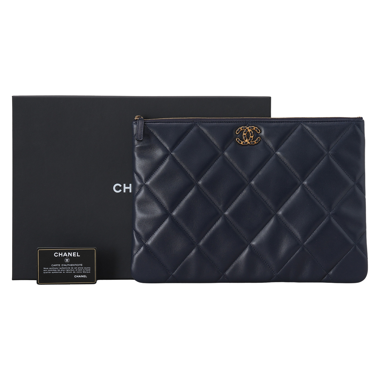 CHANEL(USED)샤넬 19 클러치 라지