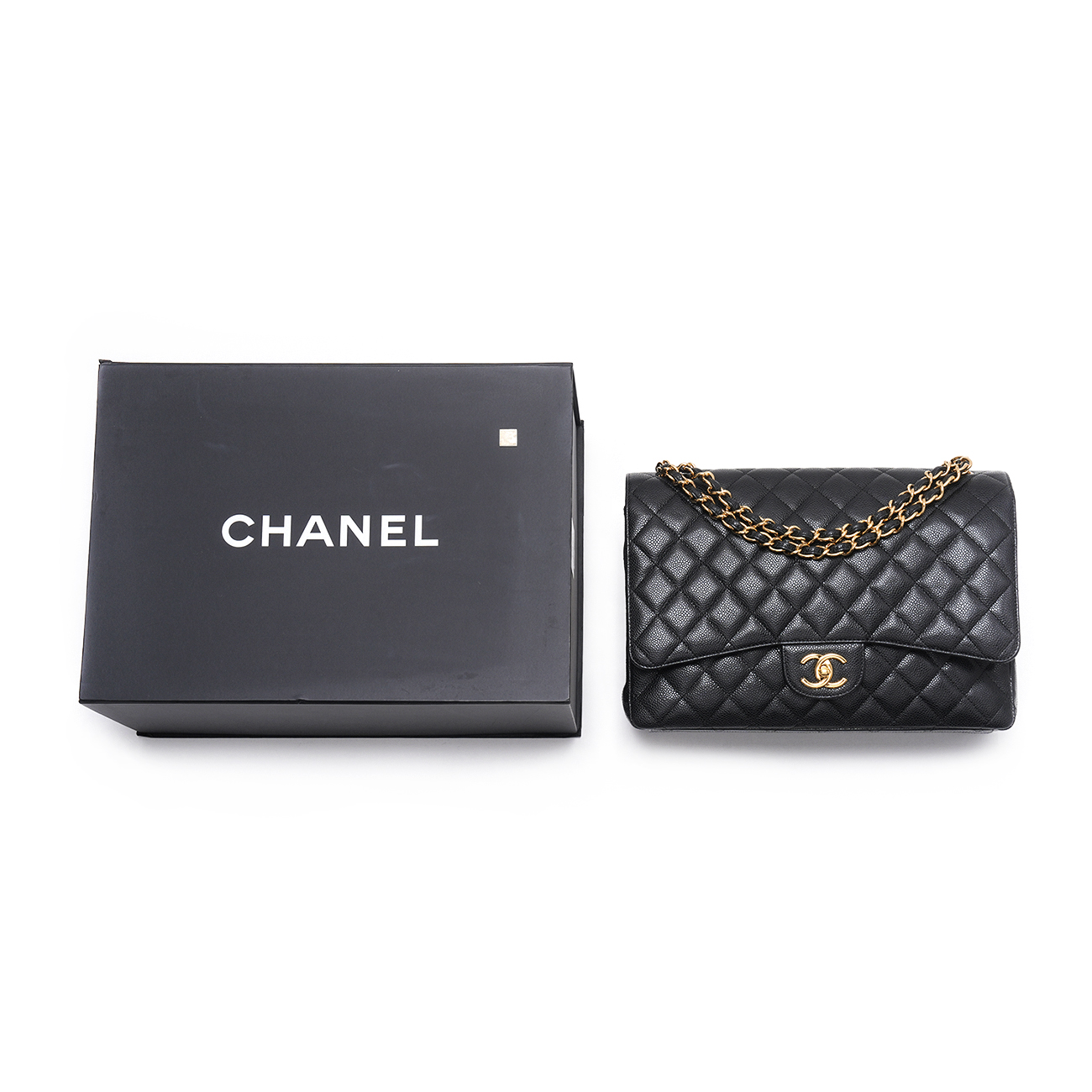 CHANEL(USED)샤넬 캐비어 클래식 맥시 플랩백