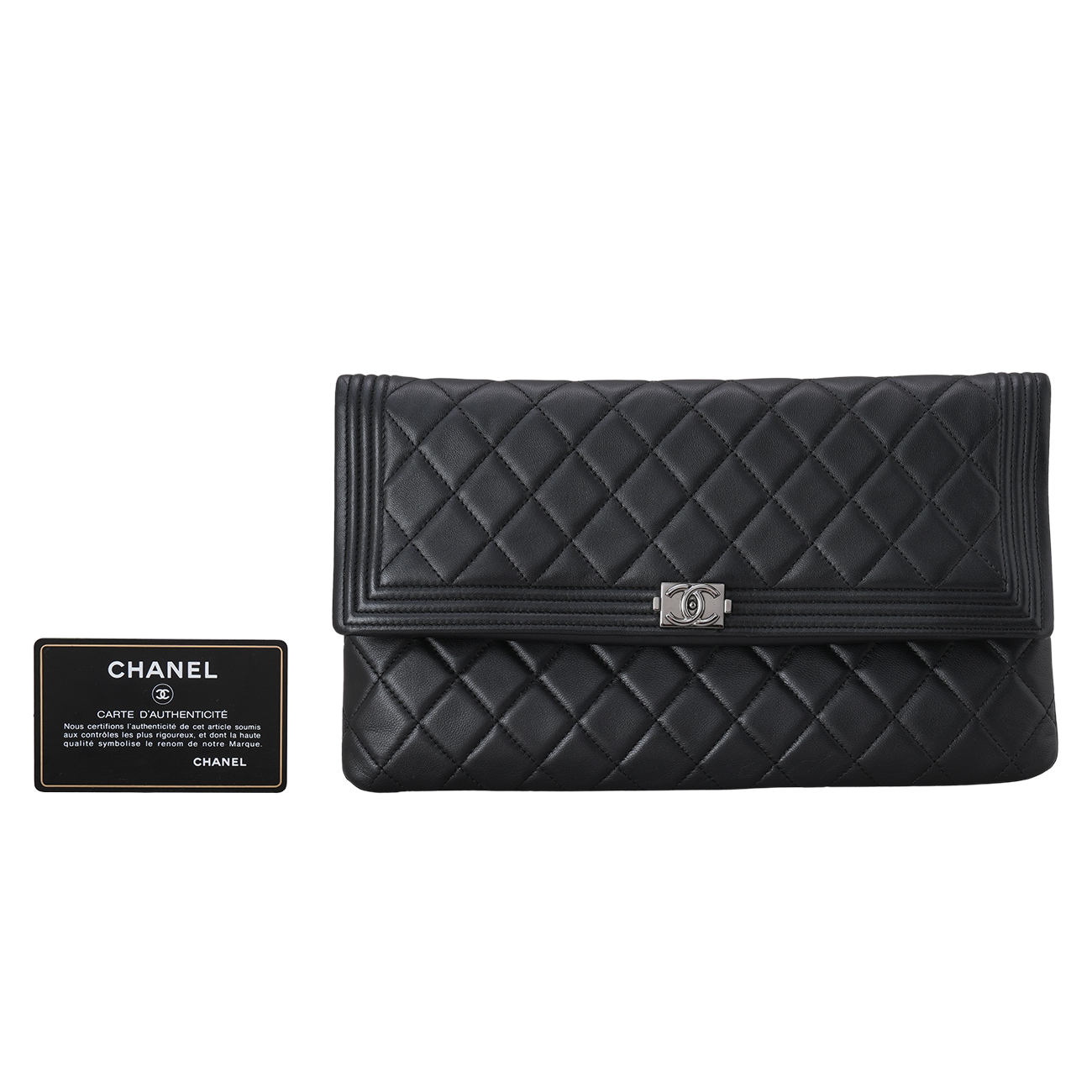 CHANEL(USED)샤넬 보이 플랩 클러치