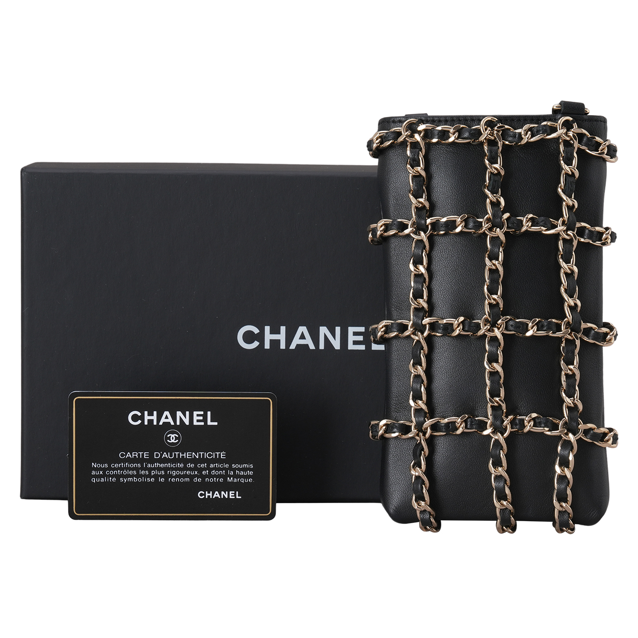 CHANEL(USED)샤넬 AP1161 시즌 체인 폰 홀더백