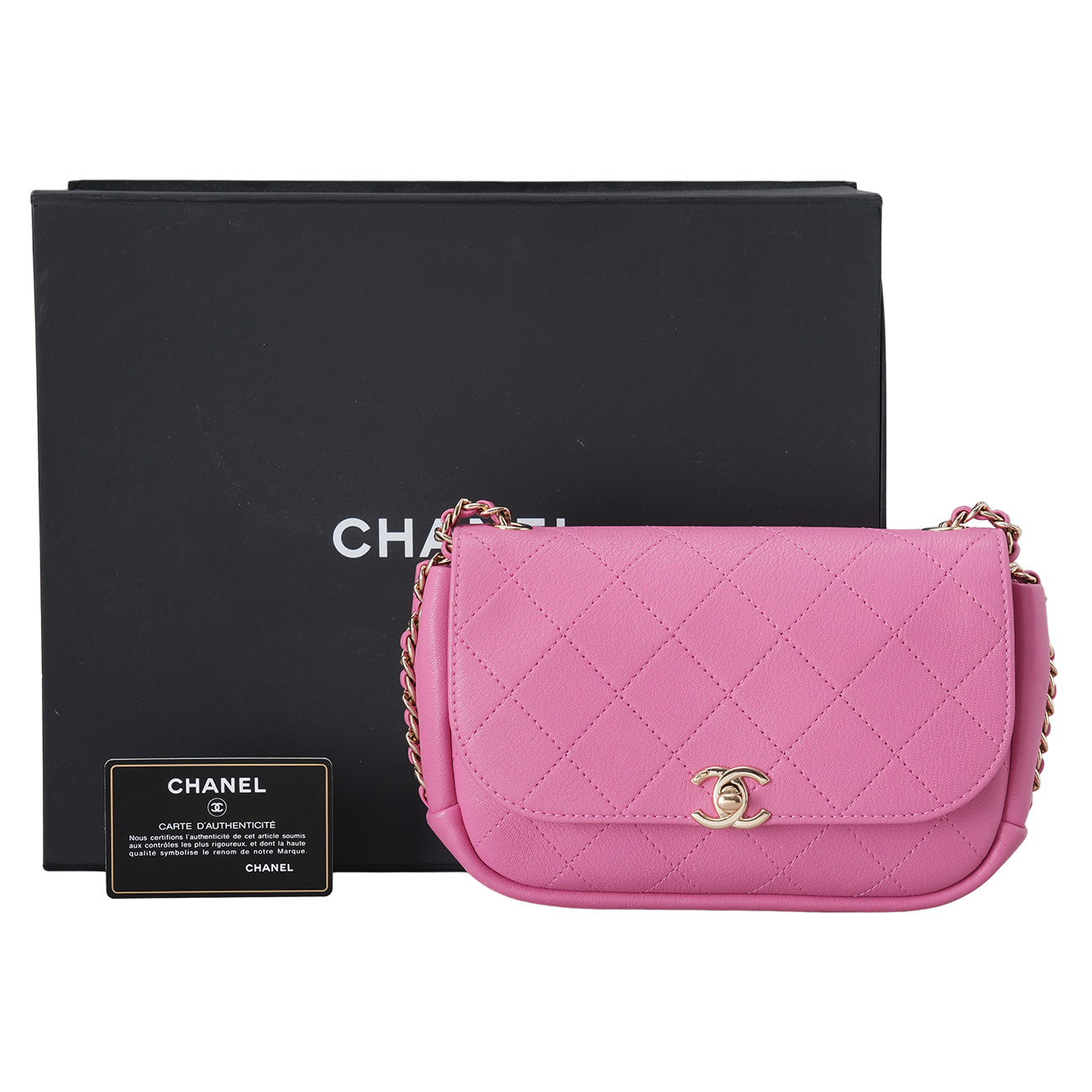 CHANEL(USED)샤넬 AS0138 시즌 플랩 체인백