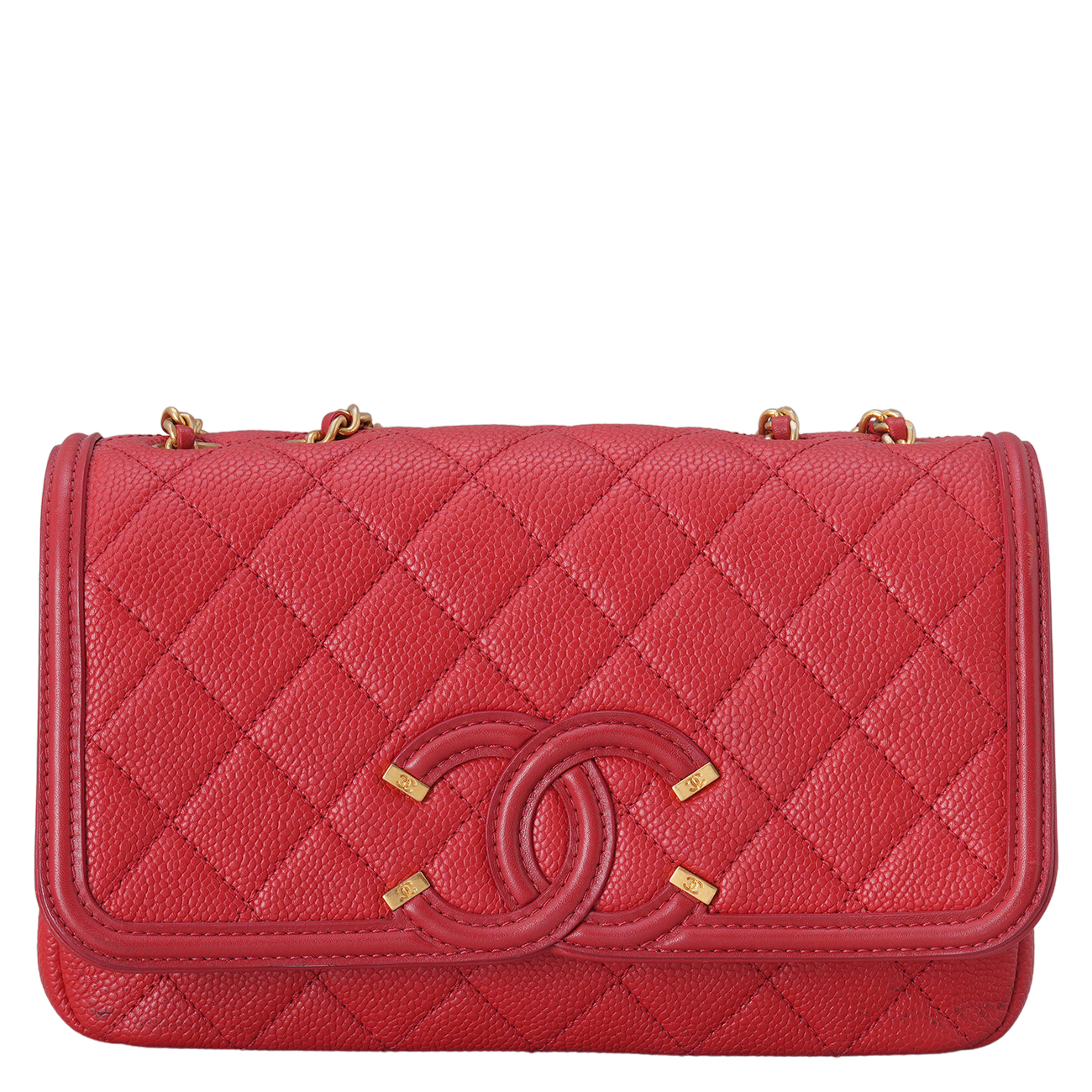CHANEL(USED)샤넬 시즌 캐비어 체인 숄더백