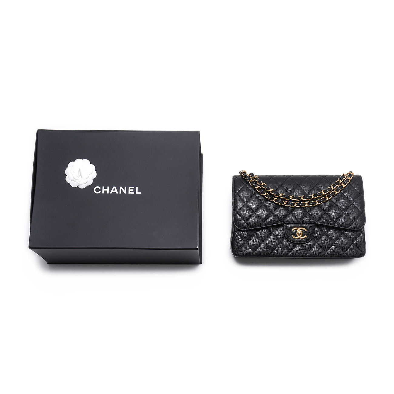 CHANEL(USED)샤넬 캐비어 클래식 라지 플랩백